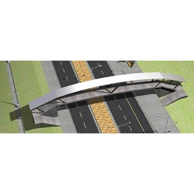 Puente peatonal   via doble calzada banca urbana max