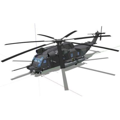 Helicoptero pave low 3d