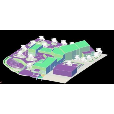 Centro cultural 3d