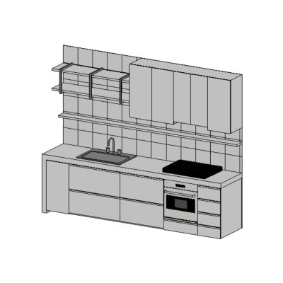 Cocina integral revit