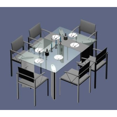 Glass table for dining room max