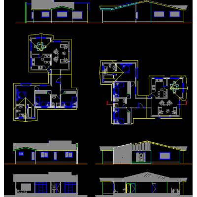 Country house project of 125 m2