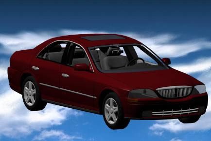 voiture lincoln 3d