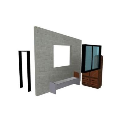 Habitacion cama y closet