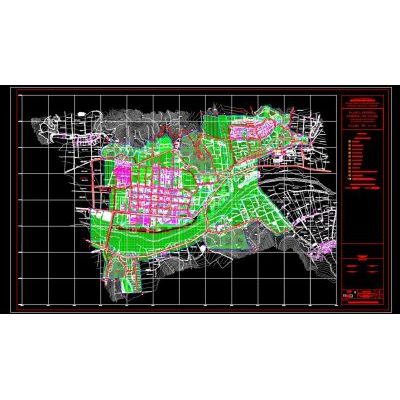 Mapa Topografico de Vicuna