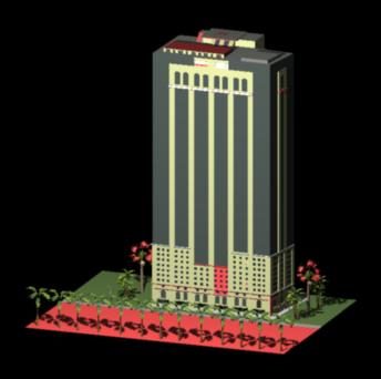 Guayaquil-Banker bauen 3D