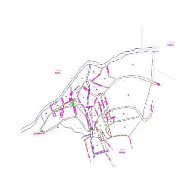 Plano Topografico Rural Detallado