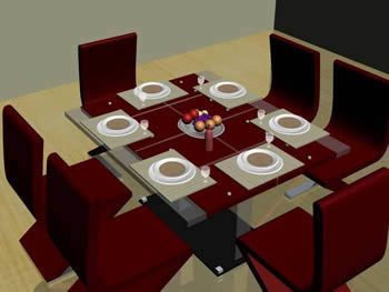 3d dining room