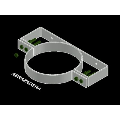 Abrazadera 3d