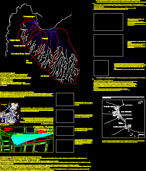 Plano hidrografico de valparaiso