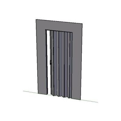 Puerta plegable de 80cm de ancho