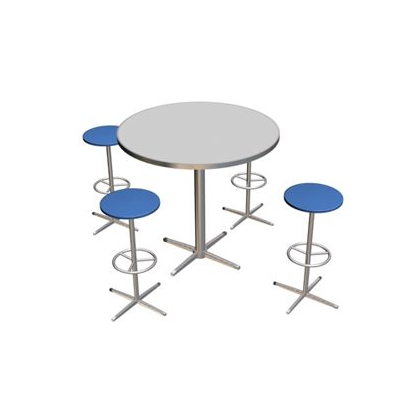 bar table with chairs