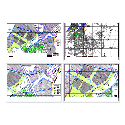 Plano Detallado de Alcantarillado Urbano