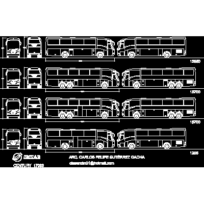 Autobus iriza century 17003