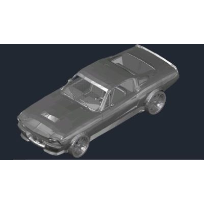 Mustang eleanor 3d
