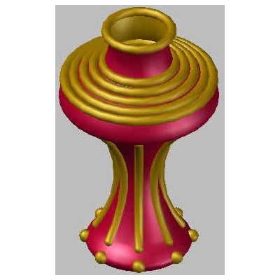 Elegante Jarron Decorativo