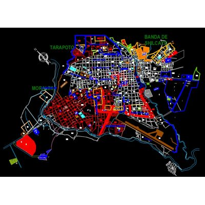 Mapa de Tarapoto
