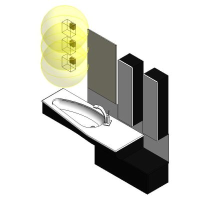 Lavabo con Iluminacion Integrada