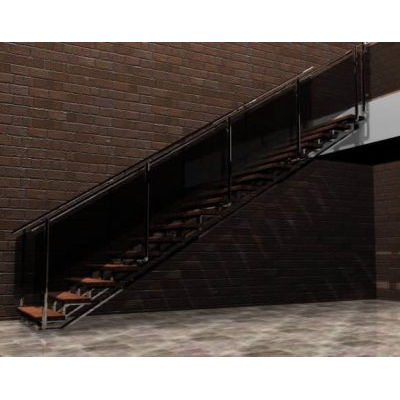 Escalera interior 120x310 cm. max
