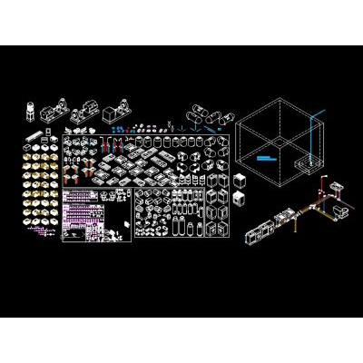 Isometrico de instalacion hidrosanitaria en autocad