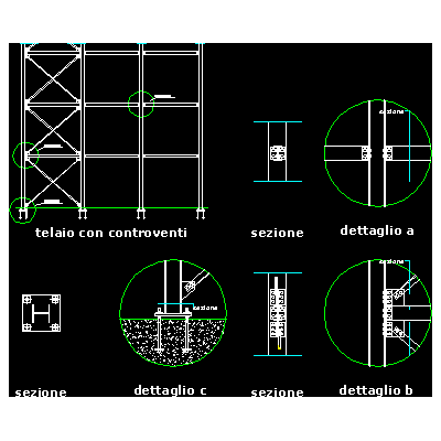 Estructuras de acero - 3  detalles de arriostramientos
