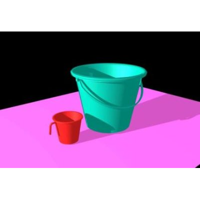 Conjunto de Cubos Plasticos