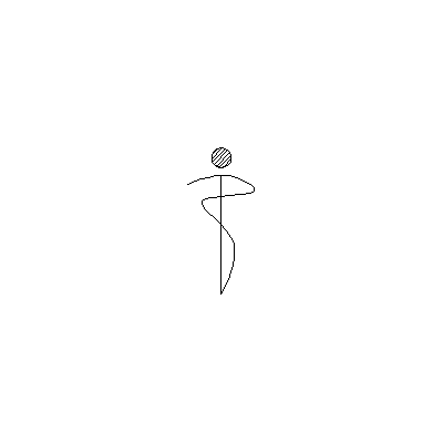 Figura umana in elevazione