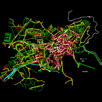 Plano urbano de candas