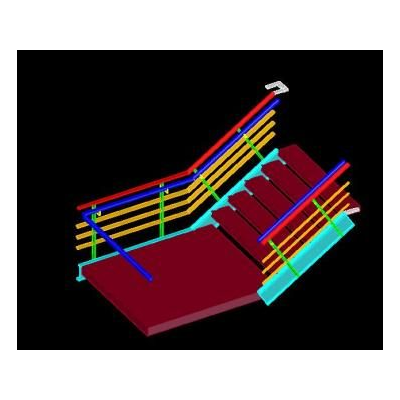 Modelado escalera 3d