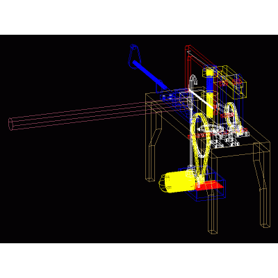 Sierra mecnica 3d - autocad