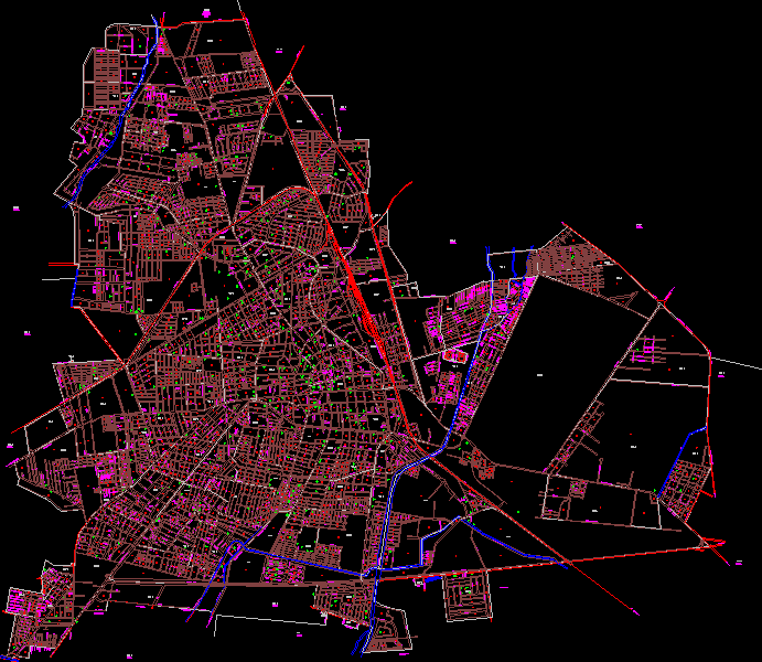 Irapuato; carta urbana