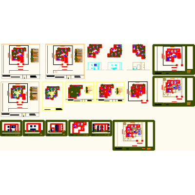 Plano Completo de Vivienda Unifamiliar