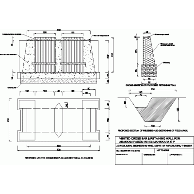 Ventilacion (esclusa) - estructura de riego