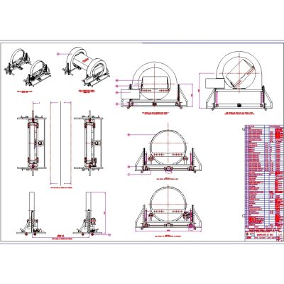 Maquina posicionadora de vigas - autocad