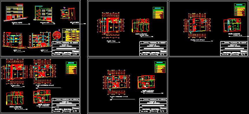 Electrical design of a three-story house