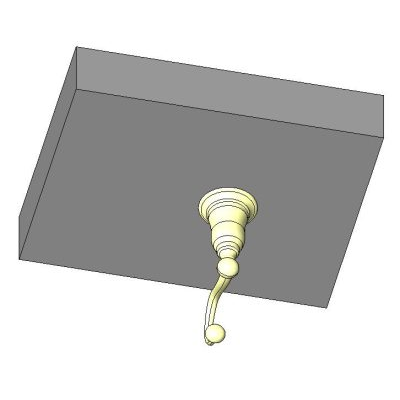Colgador de Toalla Elegante 3D