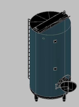 3d water storage tank