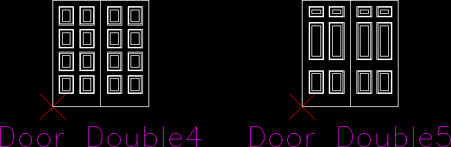 Doubles diptyques et portes escamotables