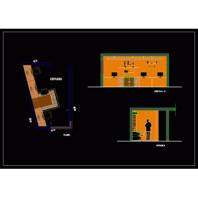 Mueble de biblioteca