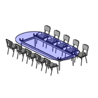 Mobiliario -  revit 3d