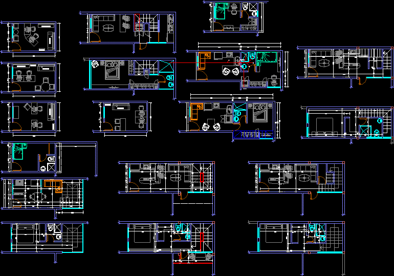 Office Converted Into A Loft In AutoCAD | CAD library