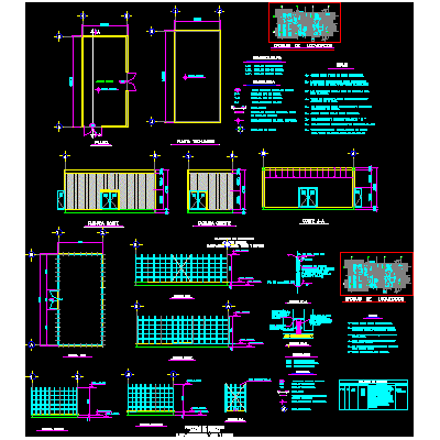 Planos arquitectonicos plataforma de produccion