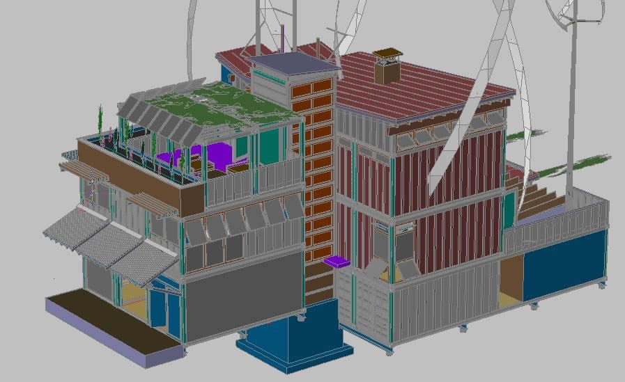 3D-Containerhaus