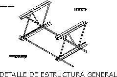 Detalle de estructura de techo metalica