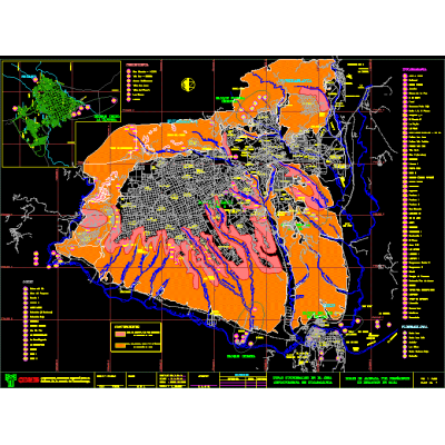 Mapa ciudad de bucaramanga colombia