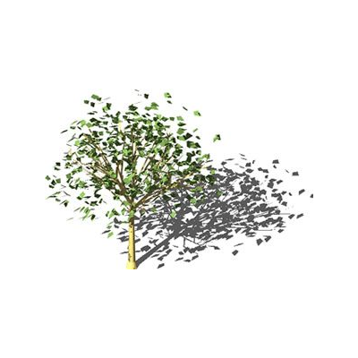 Árbol Frondoso - Modelo 3D