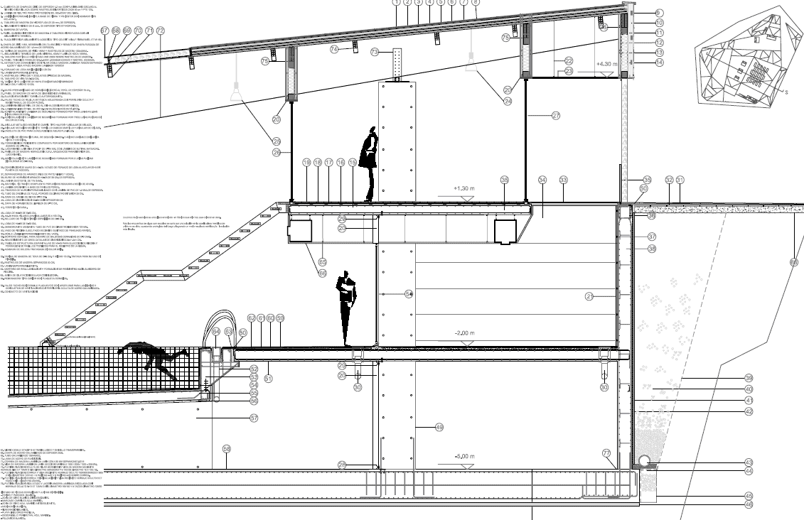 Indoor pool and multipurpose square in utrera