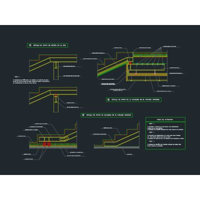 Escaleras ; diferentes tipos y diseno