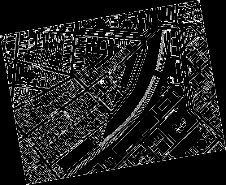 Map of the light district in Sao Paulo