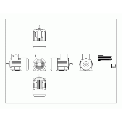 moteur électrique triphasé
